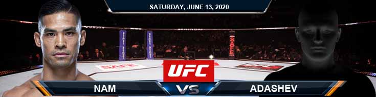 Ufc On Espn 10 Nam Vs Adashev 06 13 2020 Ufc Picks Betting Tips