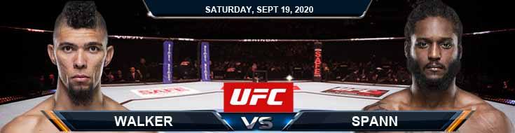 Ufc Fight Night 178 Walker Vs Spann 09 19 2020 Tips Results Analysis