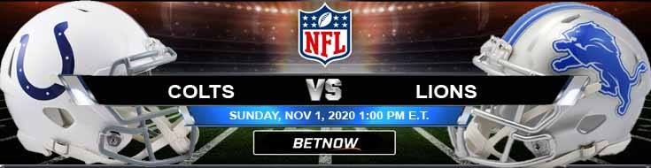 Indianapolis Colts Vs Detroit Lions 11/01/2020 Spread, Game Analysis, Tips