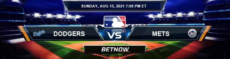 Los Angeles Dodgers vs New York Mets 08/15/2021 MLB ...