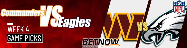 Commanders vs. Eagles 10/1/23 NFL Betting Prediction, Odds, and