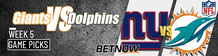 New York Giants at Miami Dolphins predictions, odds for NFL Week 5