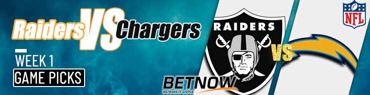 Las Vegas Raiders vs. Los Angeles Chargers 9/8/24 NFL Week 1 Betting ...